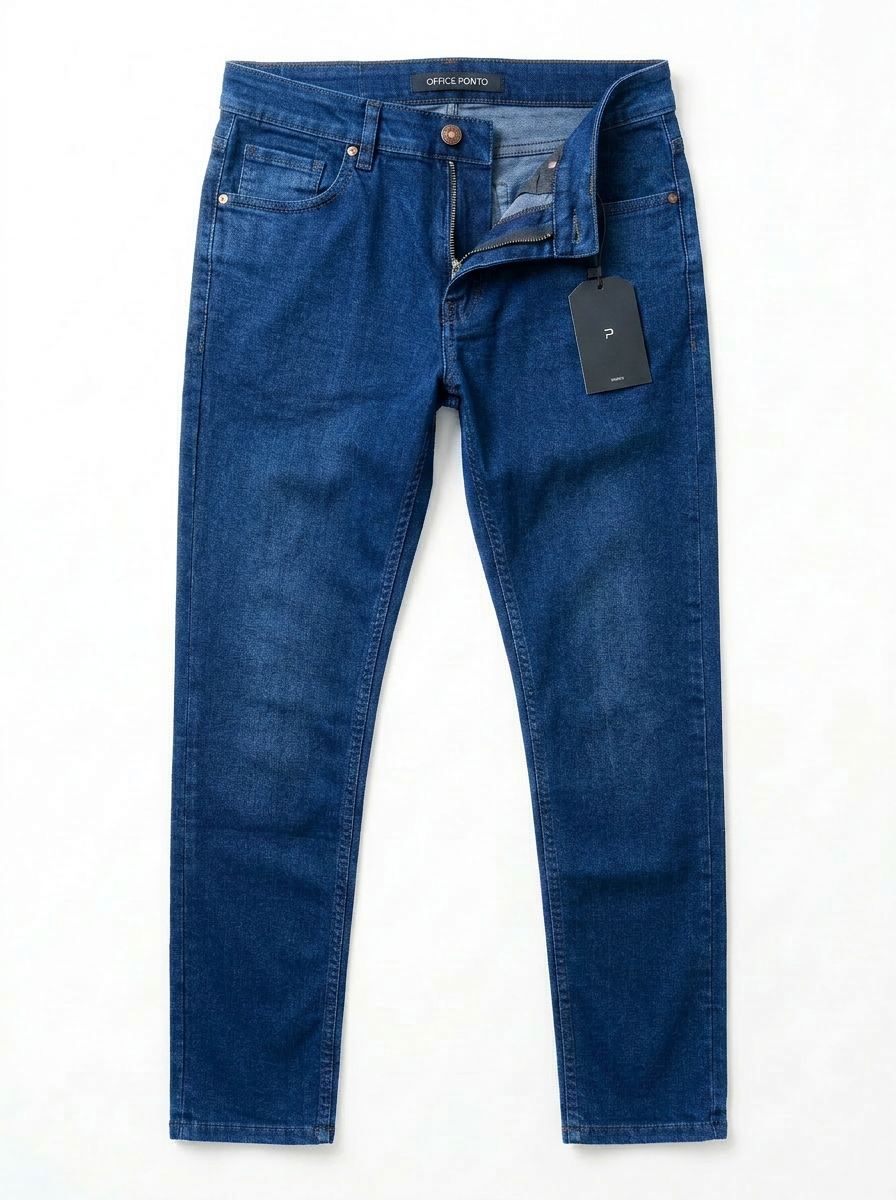 Jeans Médio Clássico — Office Ponto, foto detalhada do produto